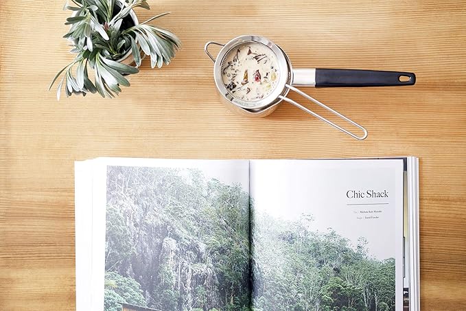 Prana Chai 1 bag chai lovers starter pack including chai teapot, fine mesh strainer and 1 bag of