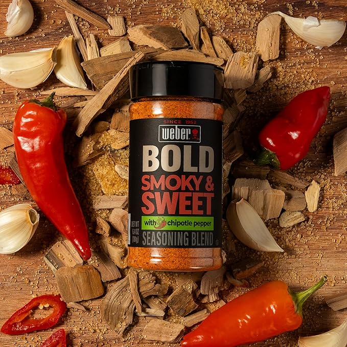 Weber BOLD Smokey & Sweet Seasoning Blend, 6.4 oz