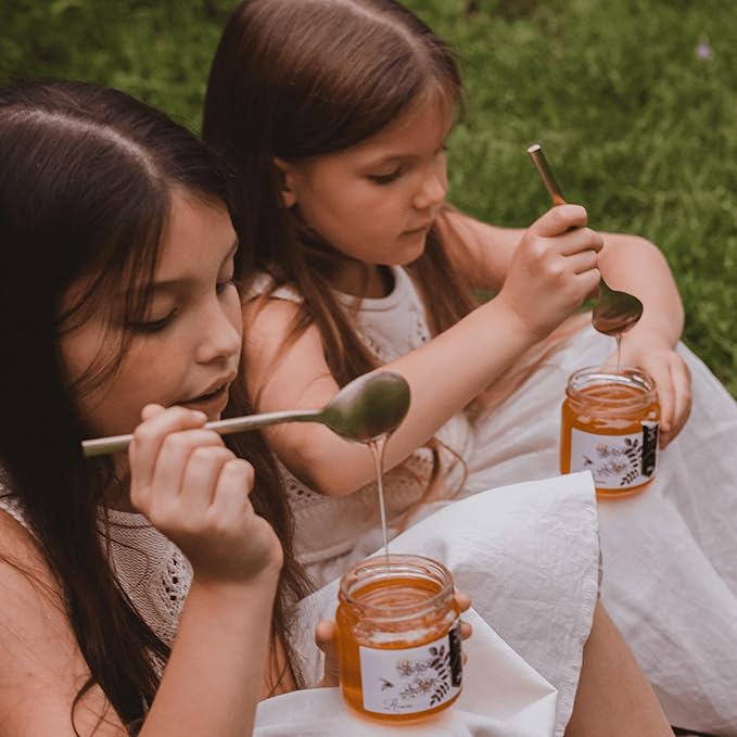 HONIGMA® Raw Acacia Honey | Exquisite Taste | 100% Pure | Unpasteurized | Unfiltered | Partially