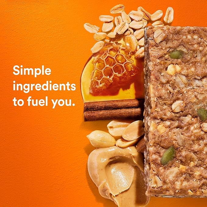 RXBAR Nut Butter and Oat Protein Bars, Protein Snacks, Snack Bars, Honey Cinnamon Peanut Butter