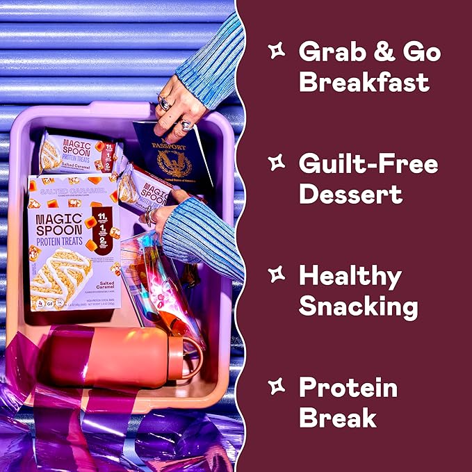 MAGIC SPOON Treats - High Protein, Low Carb, Keto Friendly, Low Sugar, Gluten Free, Crispy Protein