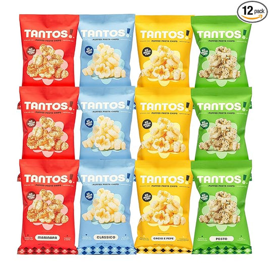 Tantos! Puffed Pasta Chips ??Healthy Pasta Snack by Top Chef Joe Sasto ??Plant-Based, Low Calorie
