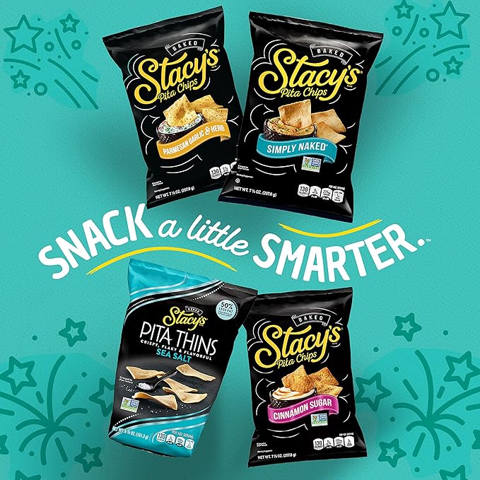 Stacy's Pita Chips, Garlic Parmesan & Herb, 7.33oz Bag (00268616)