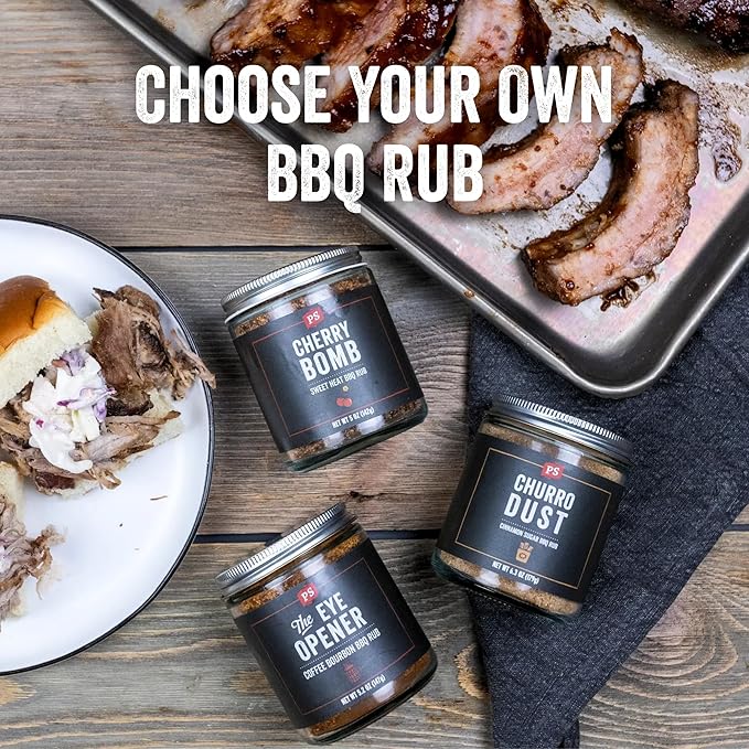 PS Seasoning The Eye Opener - Coffee Bourbon BBQ Seasonings and Rubs for Smoking, Grilling, Baking