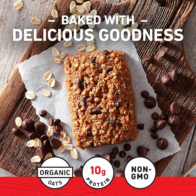 CLIF BAR - Protein Bars - Chocolate Chip - Made with Organic Oats - Energy Bars - Non-GMO - (15