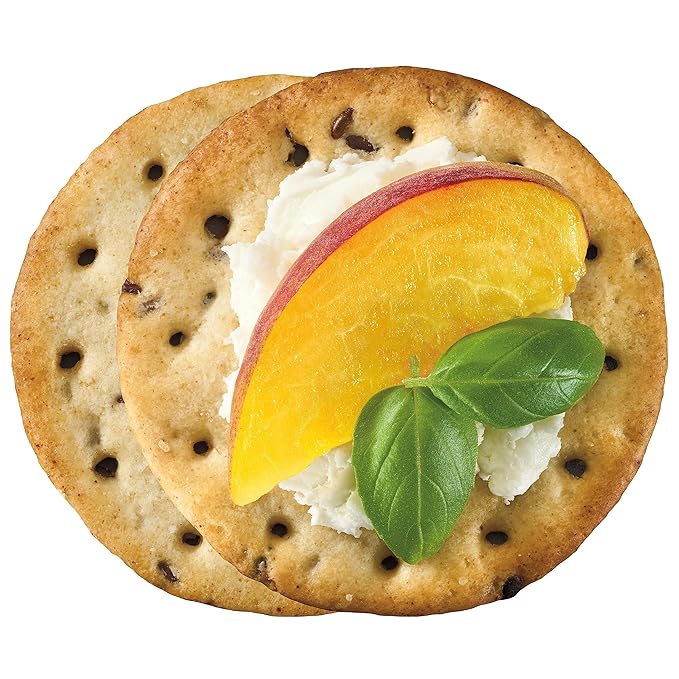Dare Breton Gluten Free Entertaining Crackers, Original with Flax â€“ Gluten Free Party Snacks with