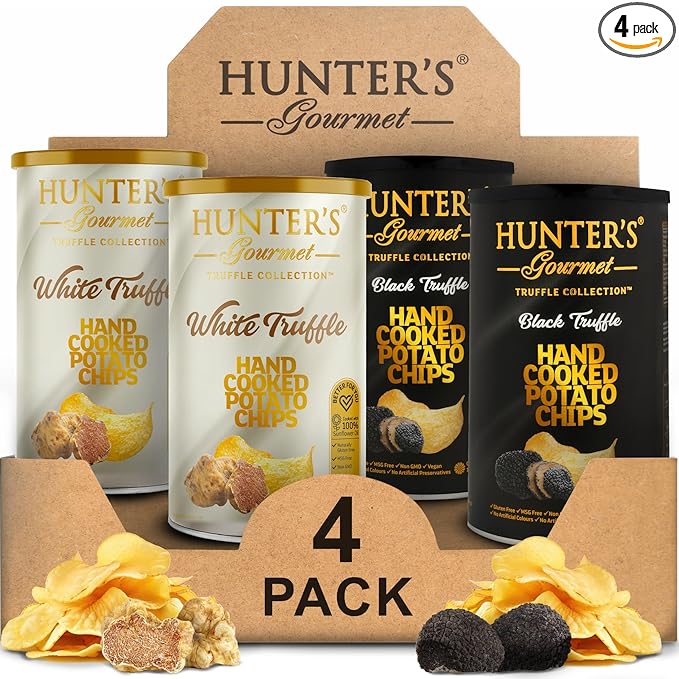Hunter's Gourmet Truffle Chips | No Cholesterol | Preservatives-Free | No Artificial Colors |