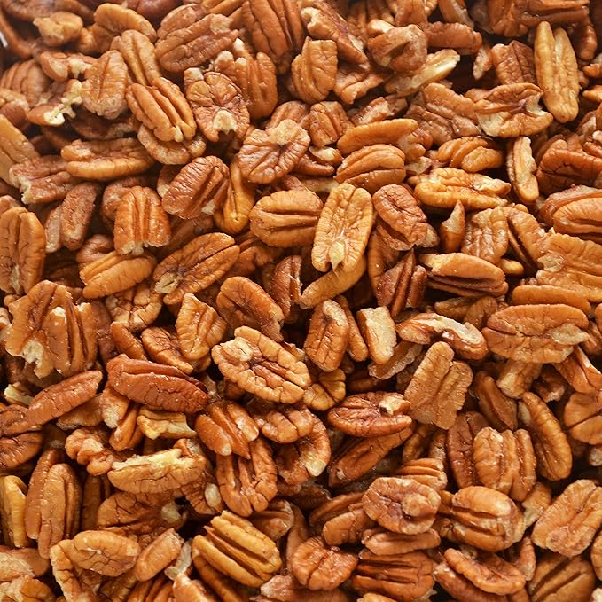 Pecan Shop Raw Unpasteurized Shelled Texas Native Pecans, Wild-Harvested and Tested Pesticide-Free