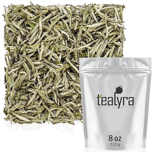 Tealyra - Premium White Silver Needle Tea - Bai Hao Yinzhen - Grown in Fujian China - Superior