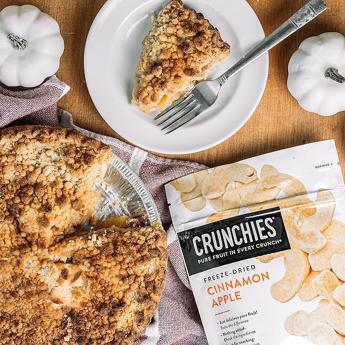 Crunchies Freeze-Dried Fruits, 100% All Natural Crispy Fruit, Non GMO and Kosher, Resealable Freeze