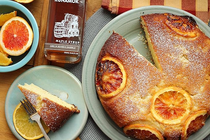 Runamok Organic Bourbon Barrel Aged Maple Syrup - Vermont Maple Syrup, Pure Maple Syrup for