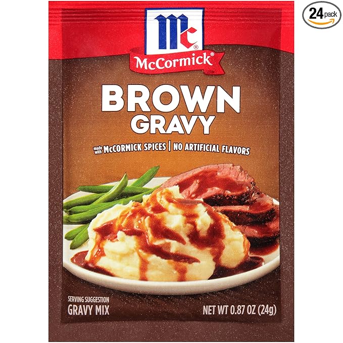 McCormick Brown Gravy Mix, 0.87 oz (Pack of 24)