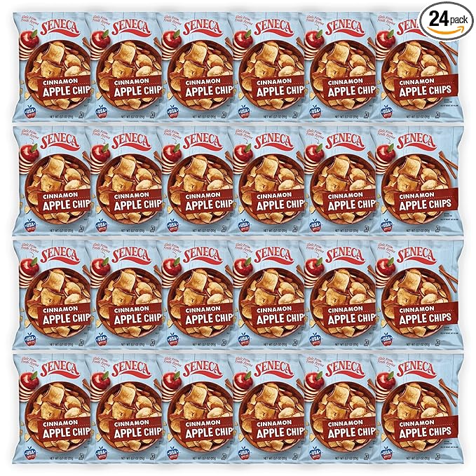 Seneca Cinnamon Apple Chips | Made from Fresh Apples | 100% Red Delicious Apples | Yakima Valley