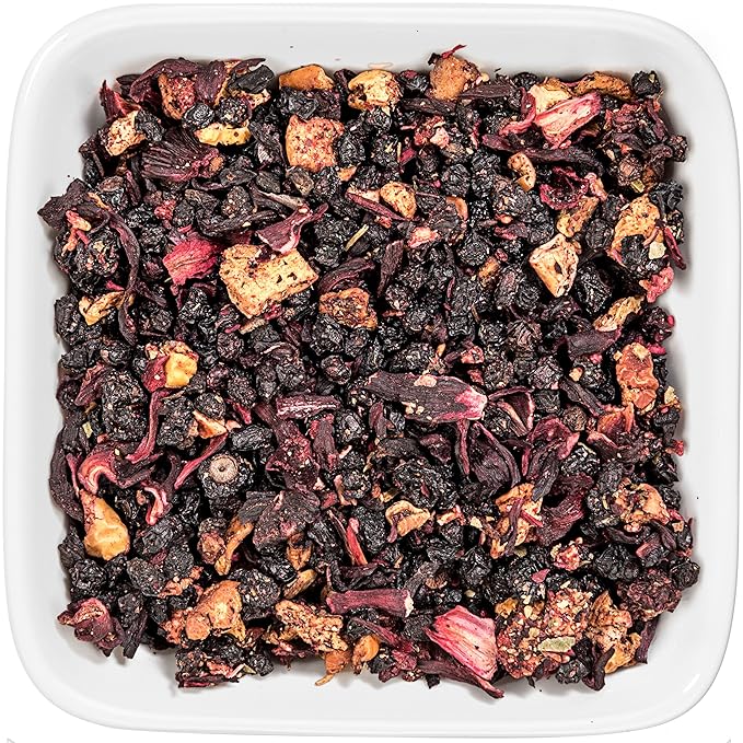 Tealyra - Grandma's Garden Berry - Fruit Tea Blend - Hibiscus and Berries Based Herbal Loose Leaf