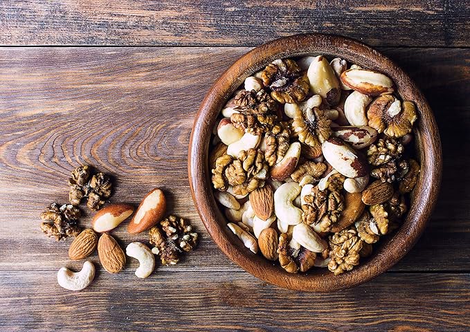 Food to Live Organic Mixed Raw Nuts, 2 Pounds ??Cashews, Brazil Nuts, Walnuts, Almonds, Non-GMO