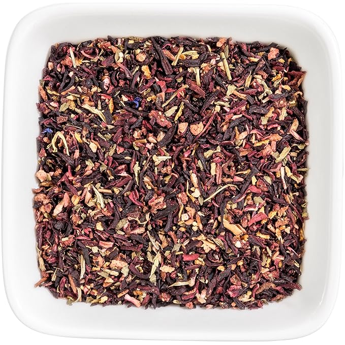 Tealyra - Strawberry Hibiscus Sangria - Apple Orange Mint - Herbal Fruity Loose Leaf Tea Blend