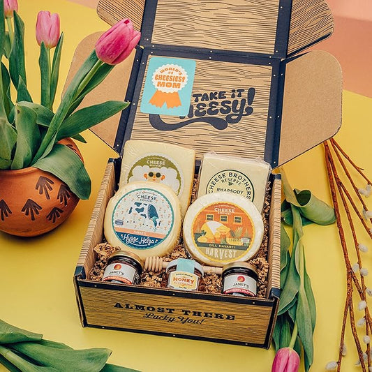 Cheese Bros. "World's Cheesiest Mom" Gift Box | Fresh from Wisconsin | Includes Mozzarella